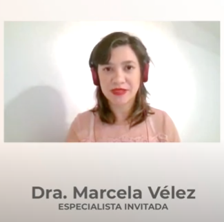 Dra. Marcela Vélez, Profesora de la Facultad de Medicina de la Universidad de Antoquia, Colombia