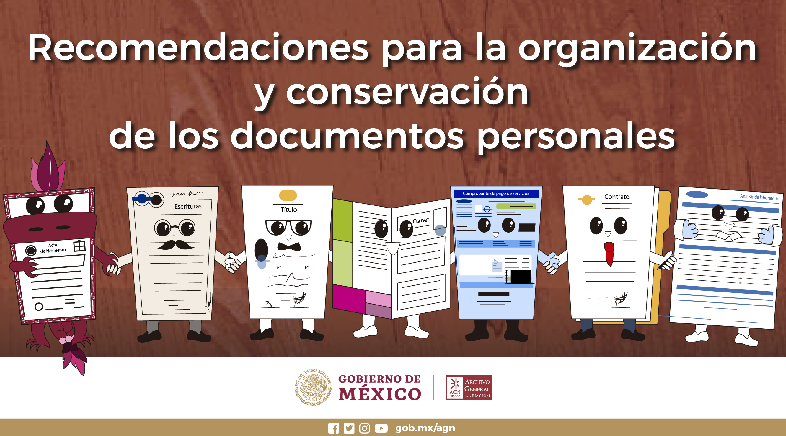 banjo Monetario exprimir Recomendaciones para la organización y conservación de los documentos  personales | Archivo General de la Nación | Gobierno | gob.mx
