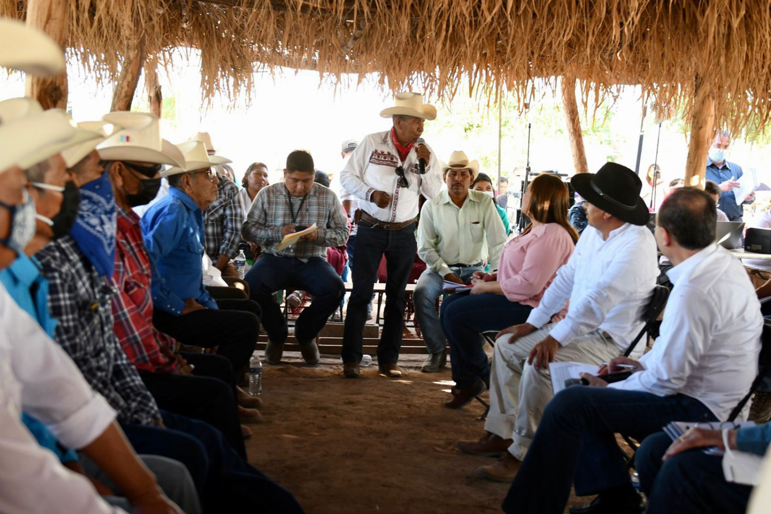 Autoridades Yaquis y Estado Mexicano se comprometen a materializar juntos el Plan de Justicia del Pueblo Yaqui.