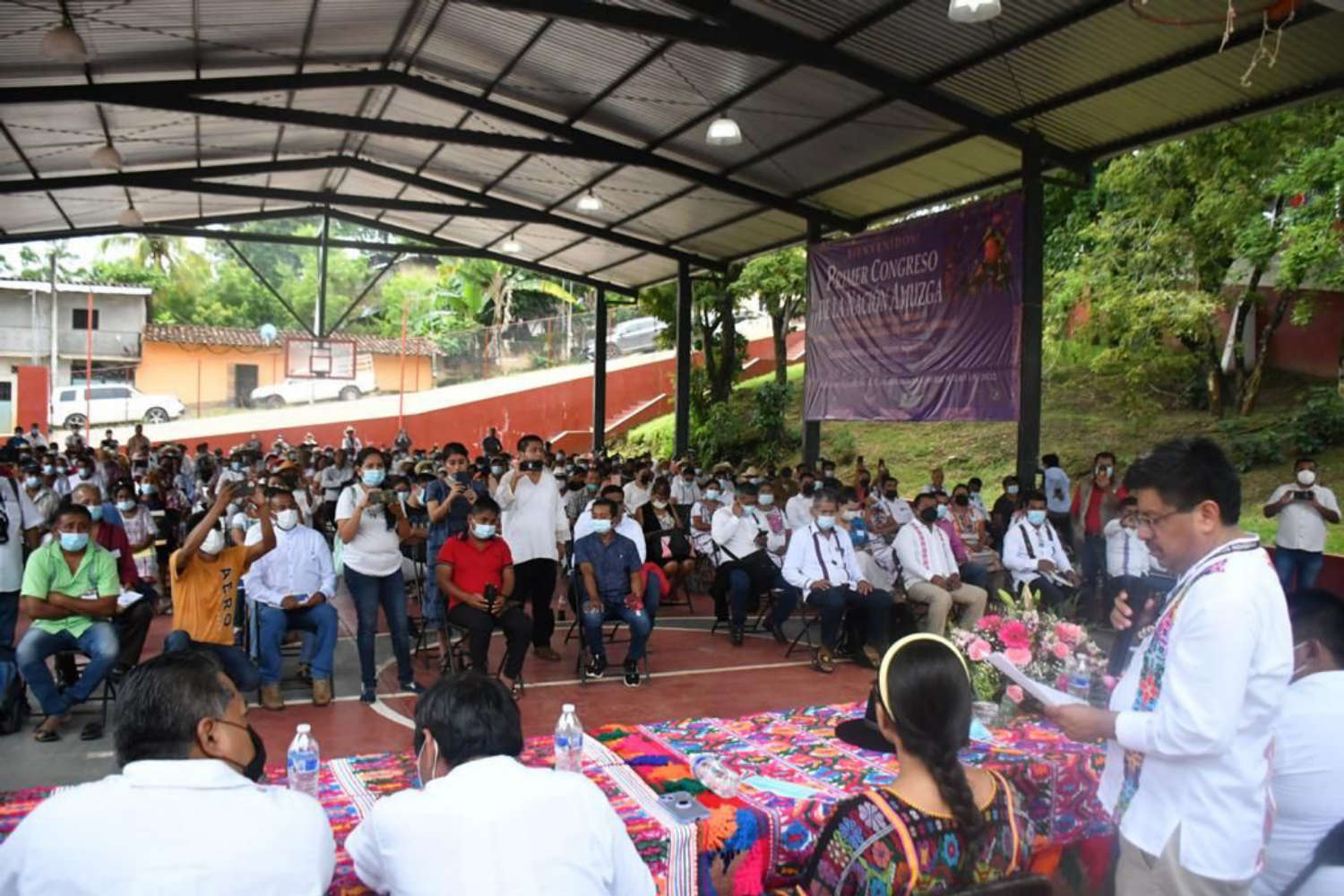 Se hermanan pueblos Amuzgos de Guerrero y Oaxaca por un devenir de Justicia y Bienestar