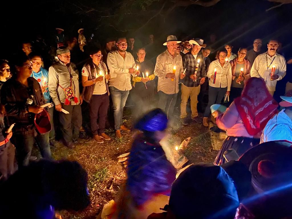 Autoridades Tradicionales y Gobierno de México inician recorrido ritual para el reconocimiento de lugares sagrados en El Gran Nayar