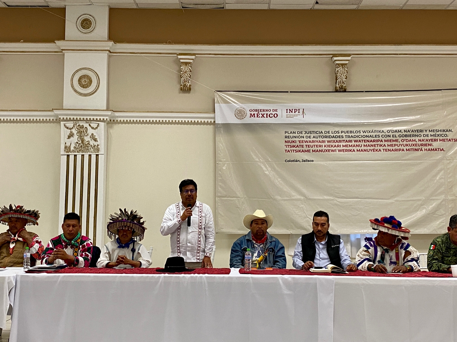 Pueblo Wixárika de Jalisco tendrá caminos artesanales gracias al Plan de Justicia.