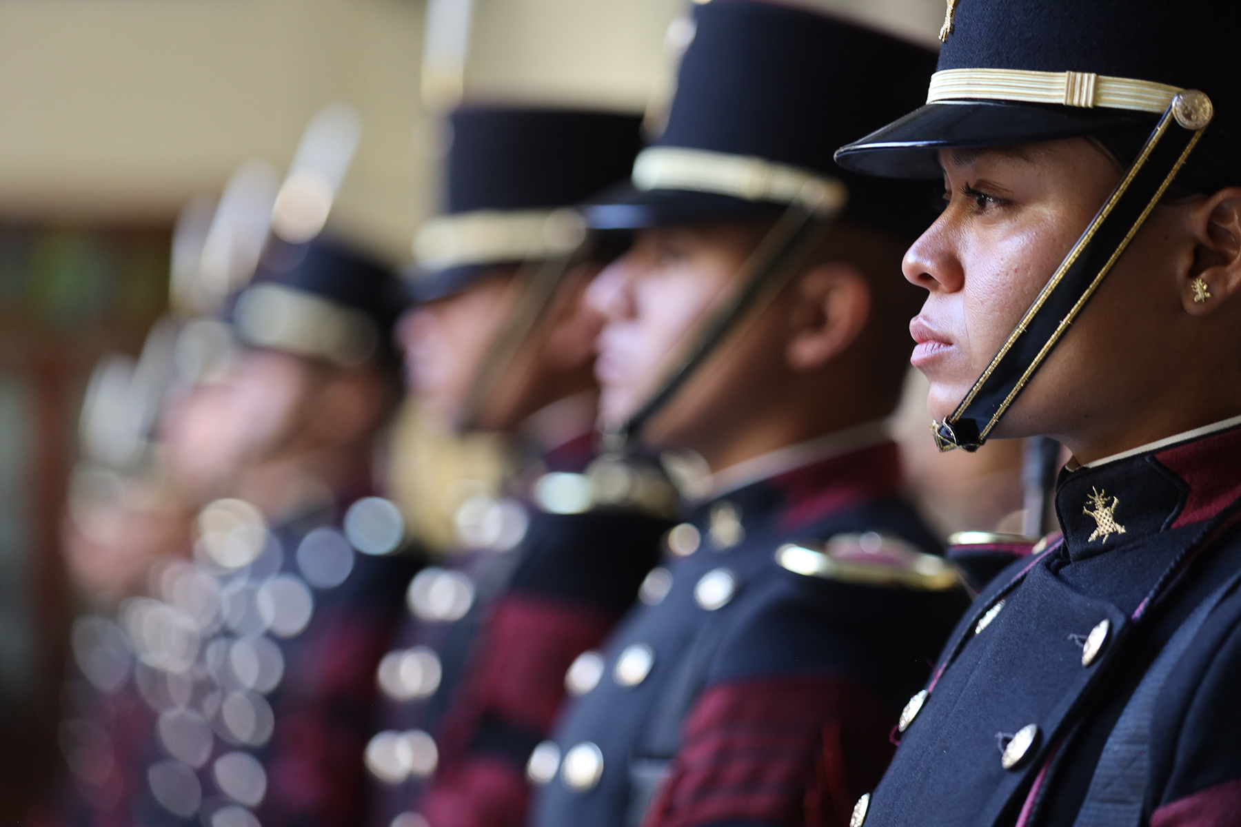 Cadetes del Heroico Colegio Militar participaron en la Magna Conmemoración por el Bicentenario de esa institución.