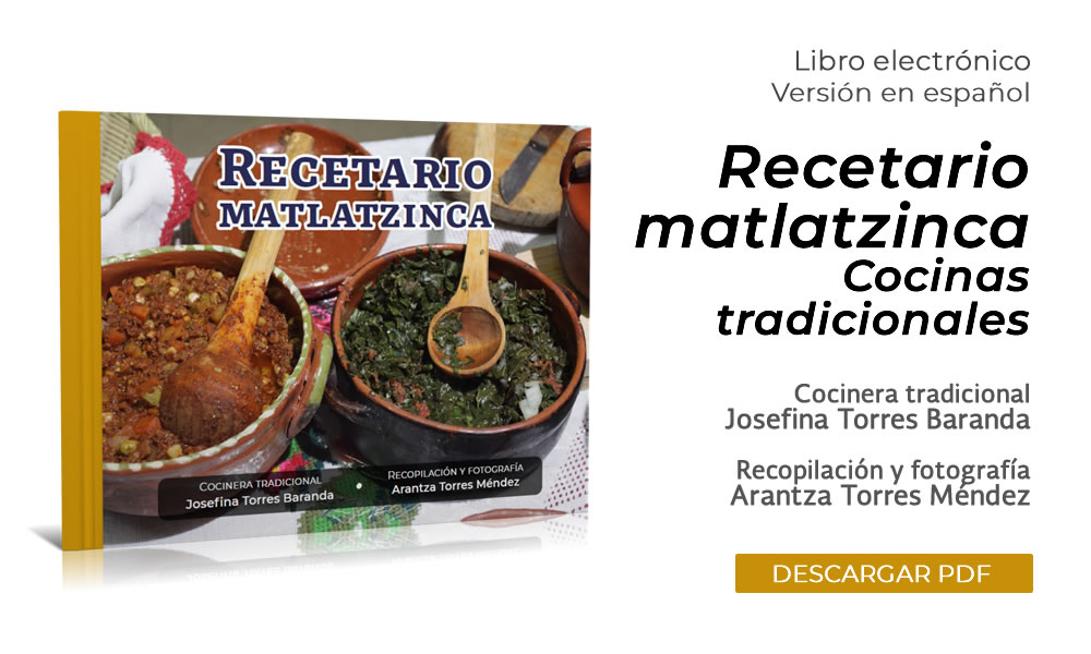 INPI. "Recetario matlatzinca". Cocina tradicional del Estado de México para la cuaresma.