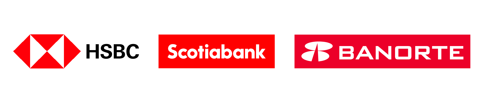 HSBC, Scotiabank y Banorte