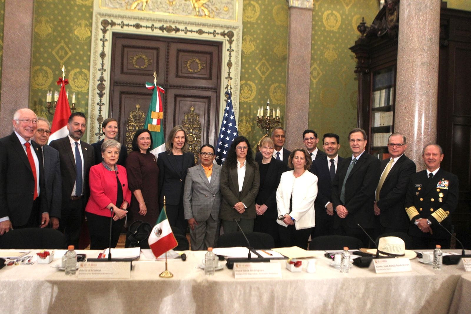 Foreign Secretary Alicia Bárcena takes part in the Second Mexico-US-Canada Trilateral Meeting on Synthetic Drugs