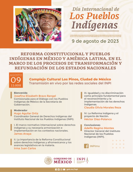 Día Internacional de los Pueblos Indígenas 2023. 9 de agosto de 2023