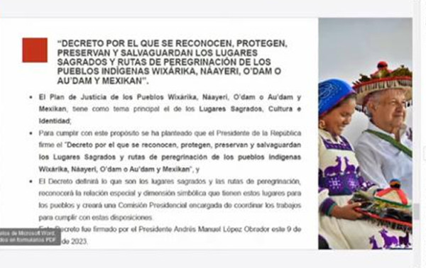 Esfuerzo sin precedente del gobierno de México para reconocer derechos indígenas: Adelfo Regino.