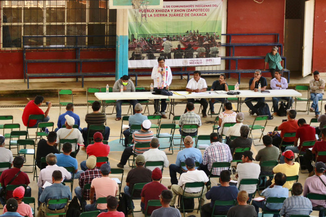 El Gobierno de México fortalece la organización regional de los pueblos indígenas de la sierra Juárez.