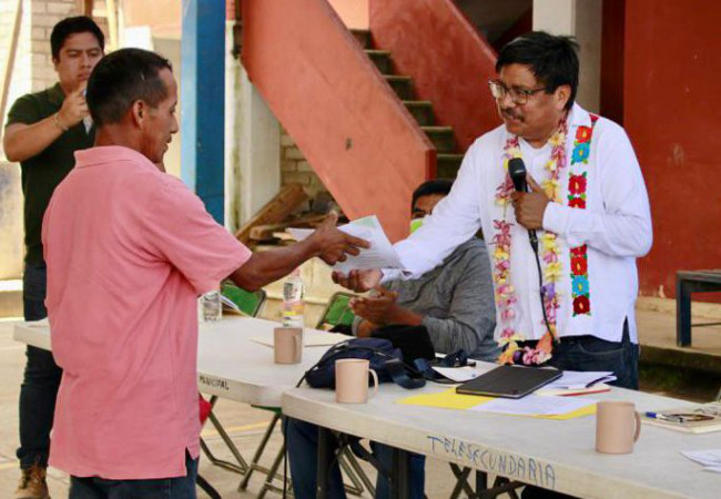 El Gobierno de México fortalece la organización regional de los pueblos indígenas de la sierra Juárez.