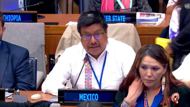 El Gobierno de México promueve el ejercicio de la libre determinación de los pueblos indígenas en el Foro Permanente de las Cuestiones Indígenas de la ONU.