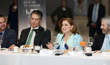 Mtra. Arely Gómez en la XLIII Reunión de Patronato y Comité Directivo del Consejo de la Comunicación