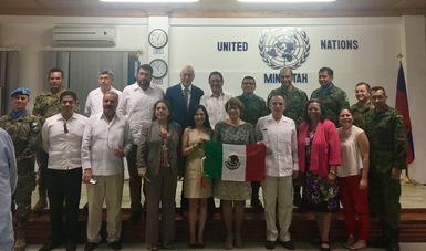 Delegación de México realiza Visita trabajo a la Misión de Estabilización de las Naciones Unidas en Haití (Minustah)  