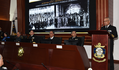 SEMAR inaugura el II Simposio de Historia Naval y Militar de México “Constituciones de México y Fuerzas Armadas”