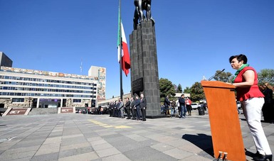 La unidad nacional al amparo de la bandera mexicana, nos fortalece: Nidia Chávez