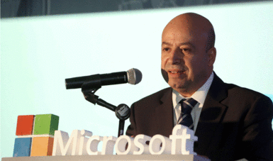 El Ing. Jorge Silva, Director General de Microsoft México, y Jean-Philippe Courtois, Presidente Global de Operaciones de Microsft International, refrendaron su compromiso de colaborar con las autoridades mexicanas 