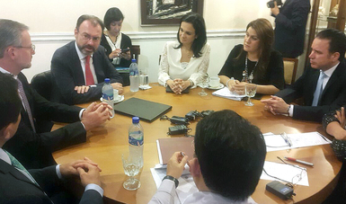 El Canciller Luis Videgaray se reúne con los Ministros 
de Relaciones Exteriores de los países miembros 
del Sistema de Integración Centroamericana
