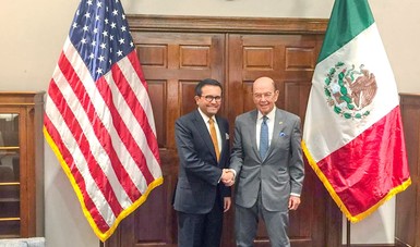 Se reúne el Secretario de Economía de México con el Secretario de Comercio de Estados Unidos
