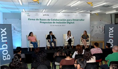 SFP, SCT Y PROSPERA firman bases de colaboración para proyectos de inclusión digital