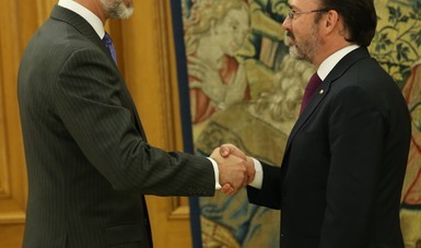 Foreign Secretary Luis Videgaray Meets with King Felipe VI 