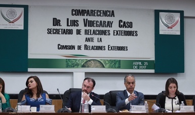  Foreign Secretary Luis Videgaray at His Appearance before the Committee on Foreign Relations