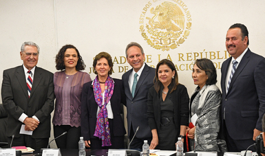 Reunión de trabajo del organismo con la Comisión de Cultura del Senado de la República