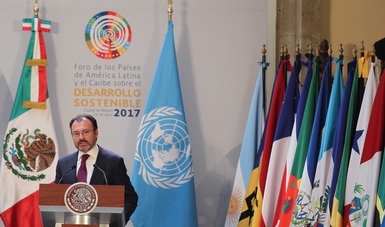 Mensaje de bienvenida del Canciller Luis Videgaray en la inauguración de la Primera Reunión del Foro de los Países de América Latina sobre Desarrollo Sostenible, CEPAL
