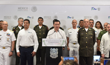 Conferencia del Secretario de Gobernación, Miguel Ángel Osorio Chong, al término de la Reunión de Seguridad Tamaulipas.