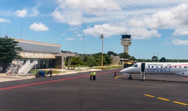 Aeropuerto de Campeche incrementa movimiento de pasajeros en el primer cuatrimestre de 2017