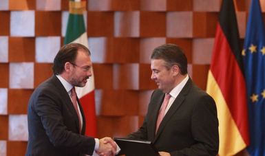  Concluyen el Secretario Luis Videgaray y el Ministro Sigmar Gabriel la II Reunión de la Comisión Binacional México-Alemania. 