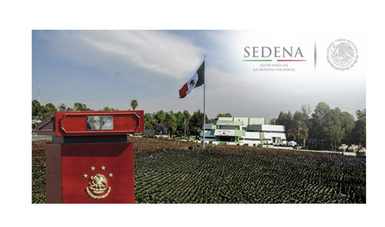 Imágenes representativas de la SEDENA.    