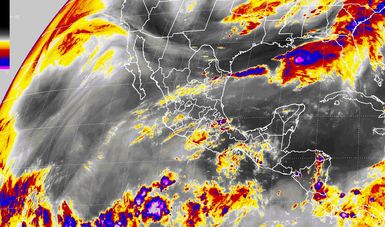 Durante las próximas horas se prevén tormentas intensas en zonas de Nuevo León y Tamaulipas.