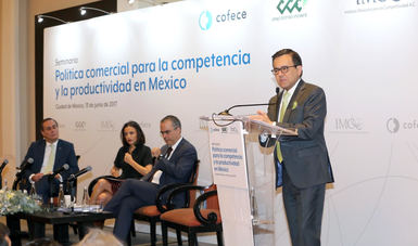 Inauguró el Secretario de Economía el Seminario “La Política Comercial para la Competencia y la Productividad en México”
