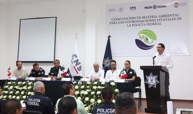 Inicia en Mérida la capacitación en materia ambiental impartida por la CONANP a las coordinaciones estatales de la Policía Federal