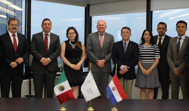 Recibe AEM al Presidente de Agencia Espacial del Paraguay