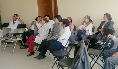 Médicos del Hospital Psiquiátrico “Dr. Samuel Ramírez Moreno” durante el curso “El equipo de salud y la calidad de la atención”. 