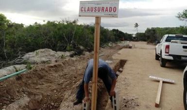 La PROFEPA clausuró de manera total temporal el desarrollo inmobiliario “Yucaland”, localizado en la localidad de Sisal, Municipio de Hunucmá, Yucatán, por incumplimiento a los términos y condicionantes establecidos en la autorización de Impacto Ambiental