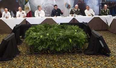El Secretario de Gobernación, Miguel Ángel Osorio Chong, encabeza en la ciudad de Tijuana, Baja California, Reunión de Seguridad