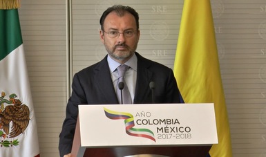 Mensaje del Canciller Luis Videgaray con motivo de la instalación del año “Colombia – México, México – Colombia 2017-2018”

