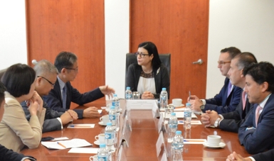 La subsecretaria de Hacienda y Crédito Público se reunió con los miembros de la Corporación China de Inversión