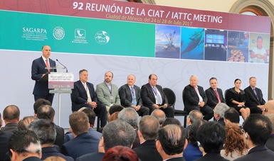 Al inaugurar la 92 Reunión de la Comisión Interamericana del Atún Tropical (CIAT), el titular de la SAGARPA señaló que el desarrollo de la pesca en el país a través de nuevos instrumentos tecnológicos.