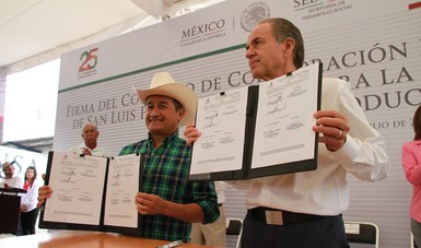 Empodera Diconsa economía de productores sociales en San Luis Potosí

