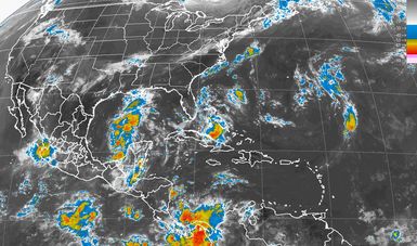 Remanentes de Harvey evolucionan a depresión tropical al ingresar al Golfo de México.