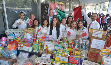 Instala ISSSTE centros de acopio en la Ciudad de México para apoyar a afectados por el sismo 