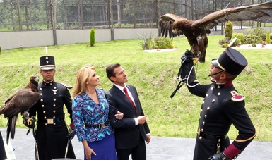 Presidente de la República Enrique Peña Nieto realizó la entrega  del Centro Nacional de Control y Protección del Águila Real CNCPAR