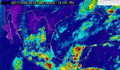Para esta noche se pronostican tormentas muy fuertes en zonas de Chiapas y Tabasco.