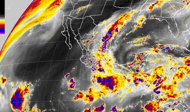 En las próximas horas se prevén tormentas intensas en Tamaulipas, San Luis Potosí, Hidalgo, Puebla y Veracruz.