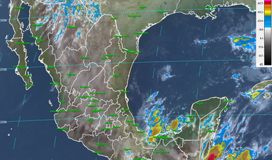 Se pronostican tormentas intensas para Veracruz y Tabasco, y muy fuertes para Oaxaca, Chiapas y Campeche