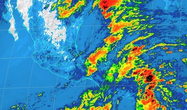 Para zonas de Veracruz, Tabasco y Chiapas se pronostican tormentas intensas durante las próximas horas.
