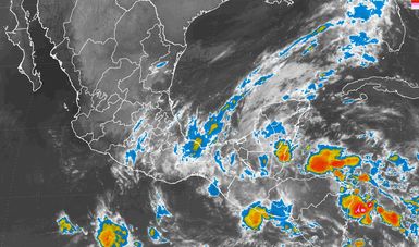 En regiones de Veracruz, Tabasco y Chiapas hoy se prevén tormentas torrenciales